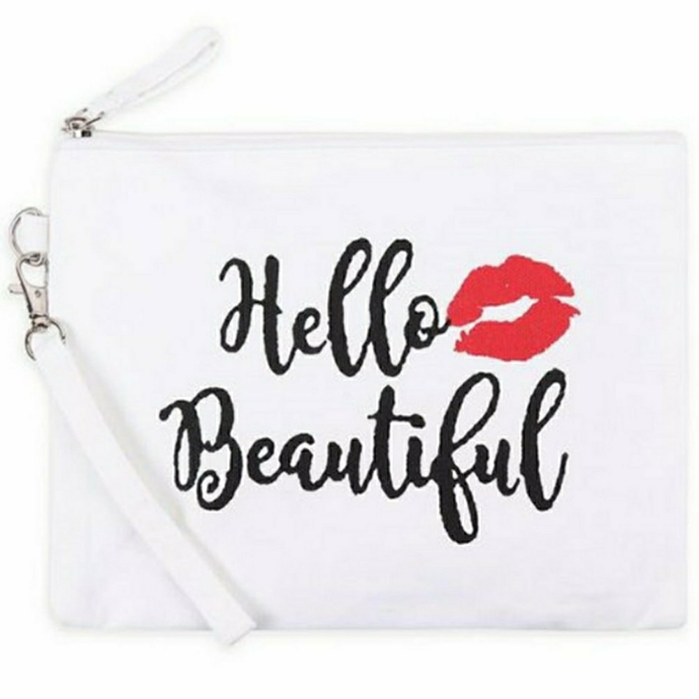 Hello Beautiful makeup bag